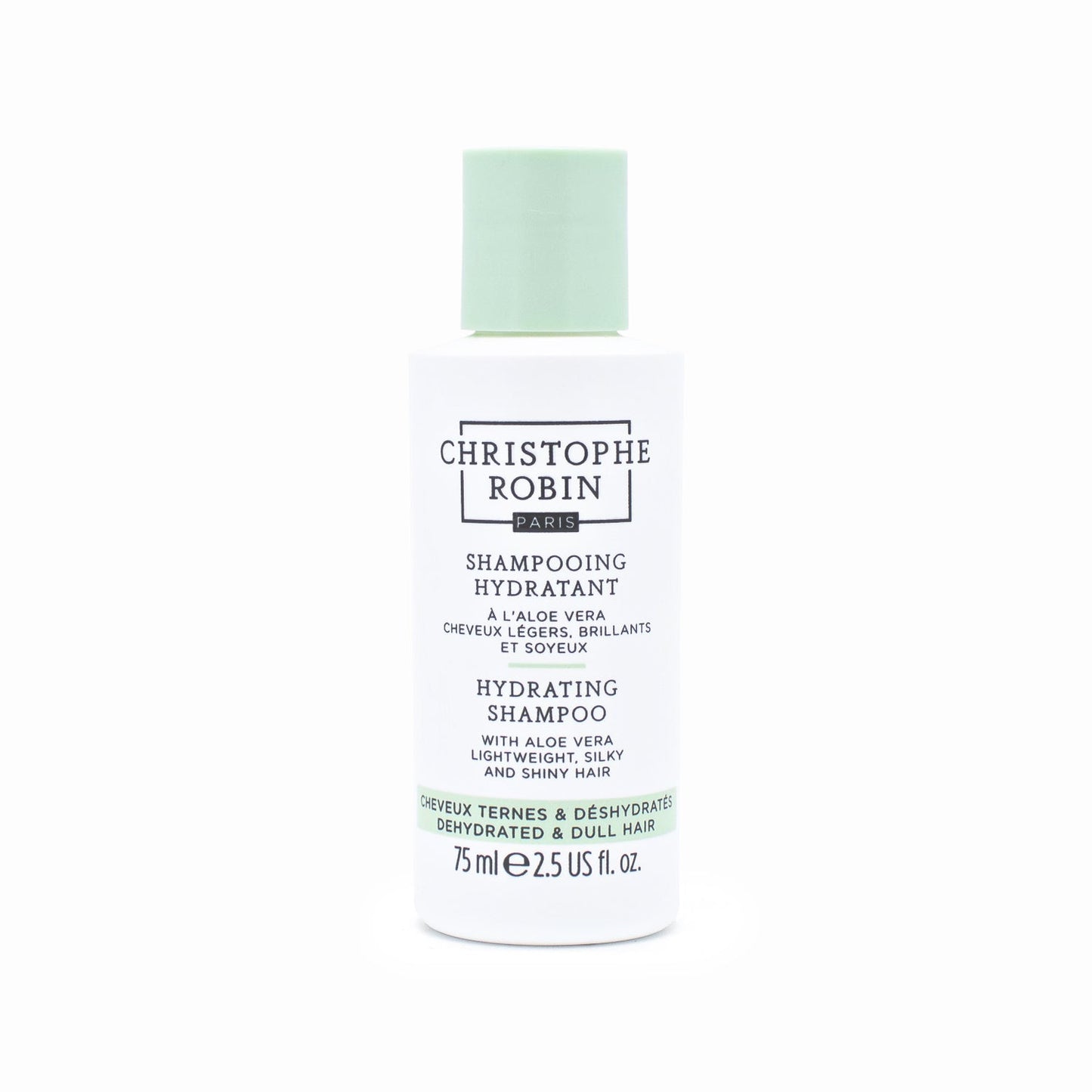 CHRISTOPHE ROBIN Hydrating Shampoo with Aloe Vera 2.5oz - New