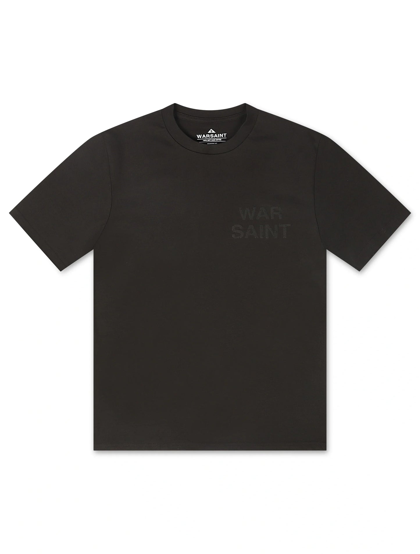 Warsaint LA Script Tee - Charcoal/Black