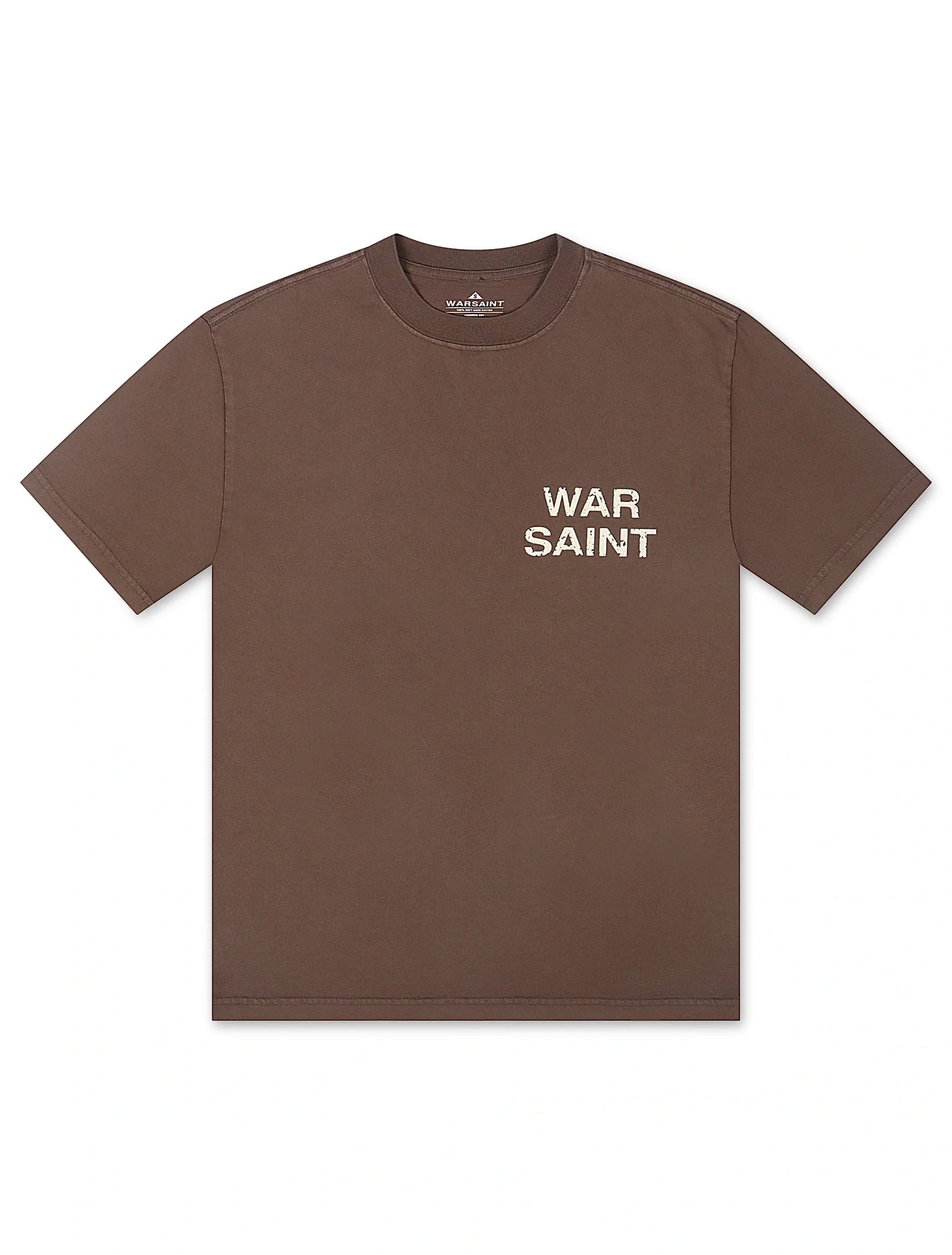 Warsaint LA Script Tee - Walnut/Cream