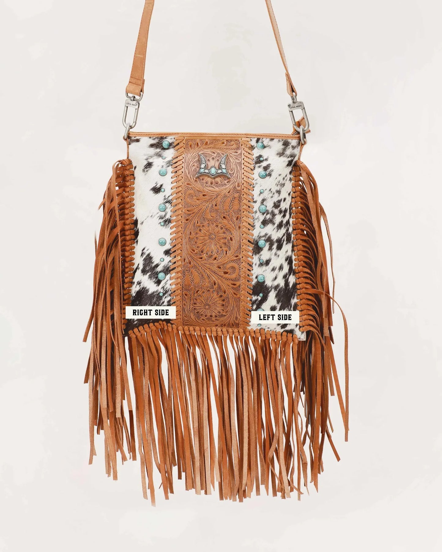 Loyal West Tucson Cowhide Tassle Bag
