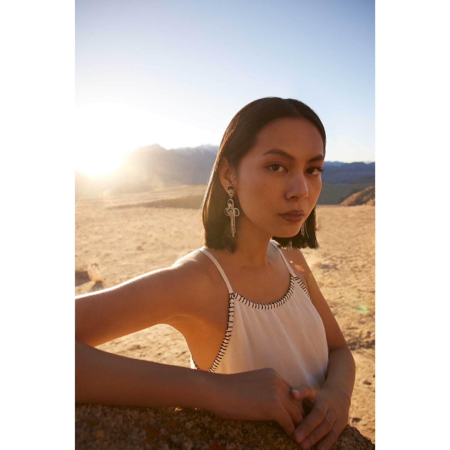 Angel Mine Beaded Earrings