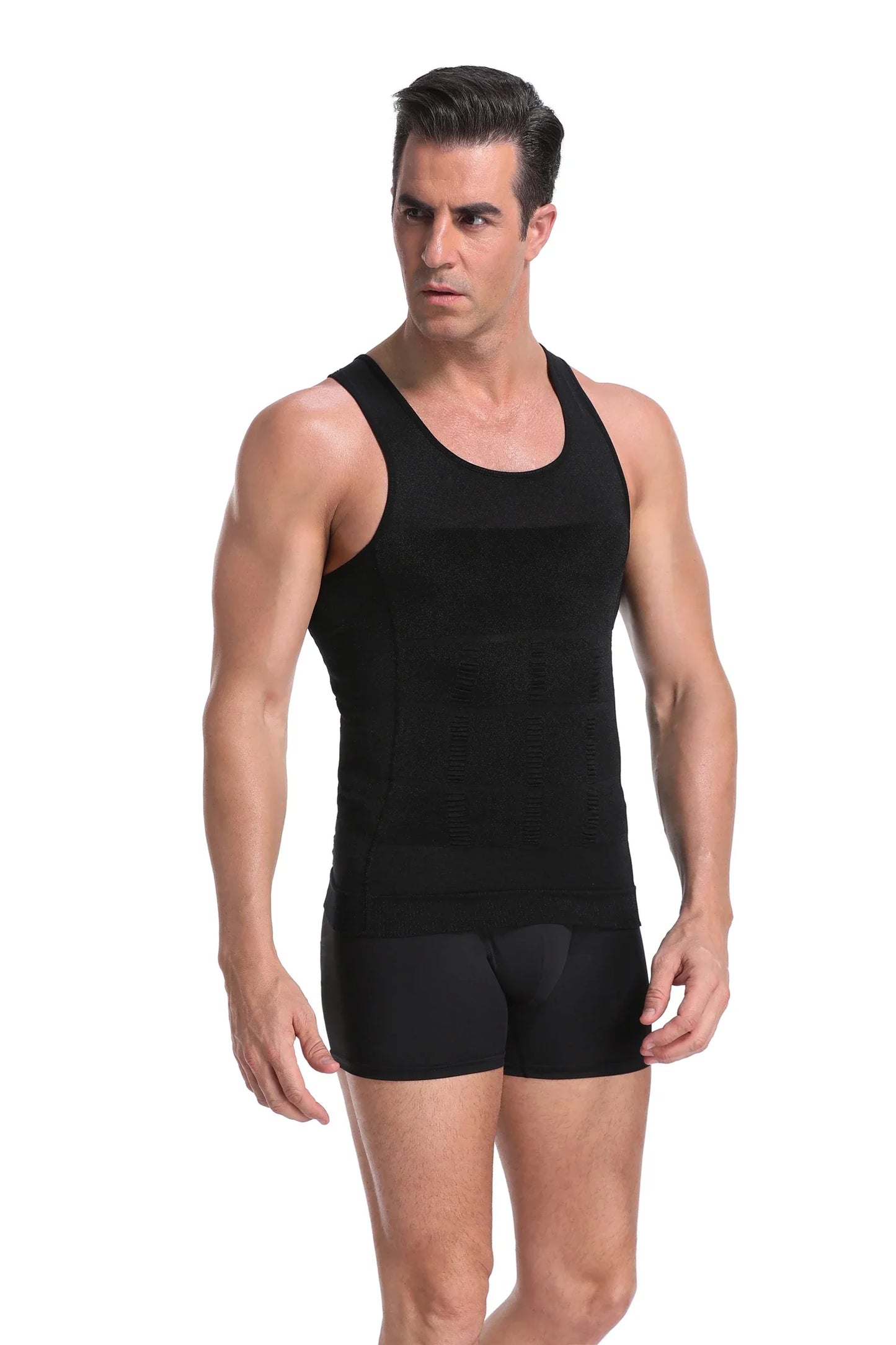 Men's Slimming Body Shaper Vest - Streamlined Compression Support, Tummy & Chest Sculpting, Breathable Everyday Wear