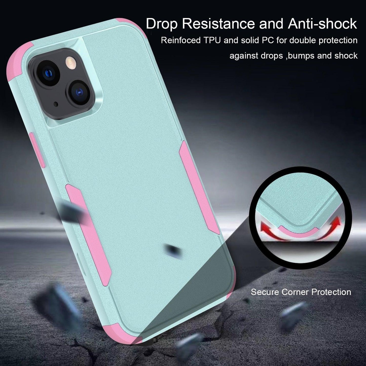 Anti-Drop Protective Case Bumper Case Protective Cover For iPhone 11 Pro Max Case Armor Hard Shockproof Phone Cover For iPhone 7 8 Plus X XR