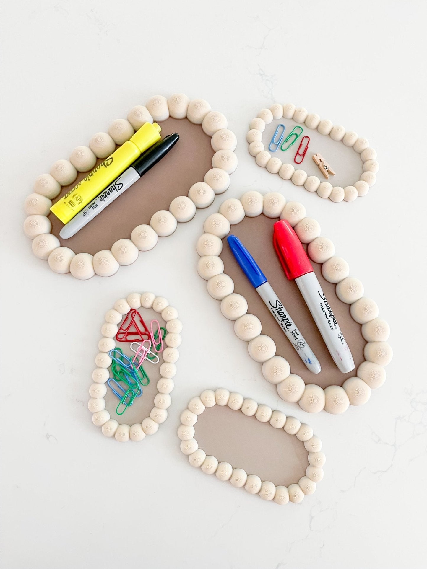 Bubble Tray in Clay