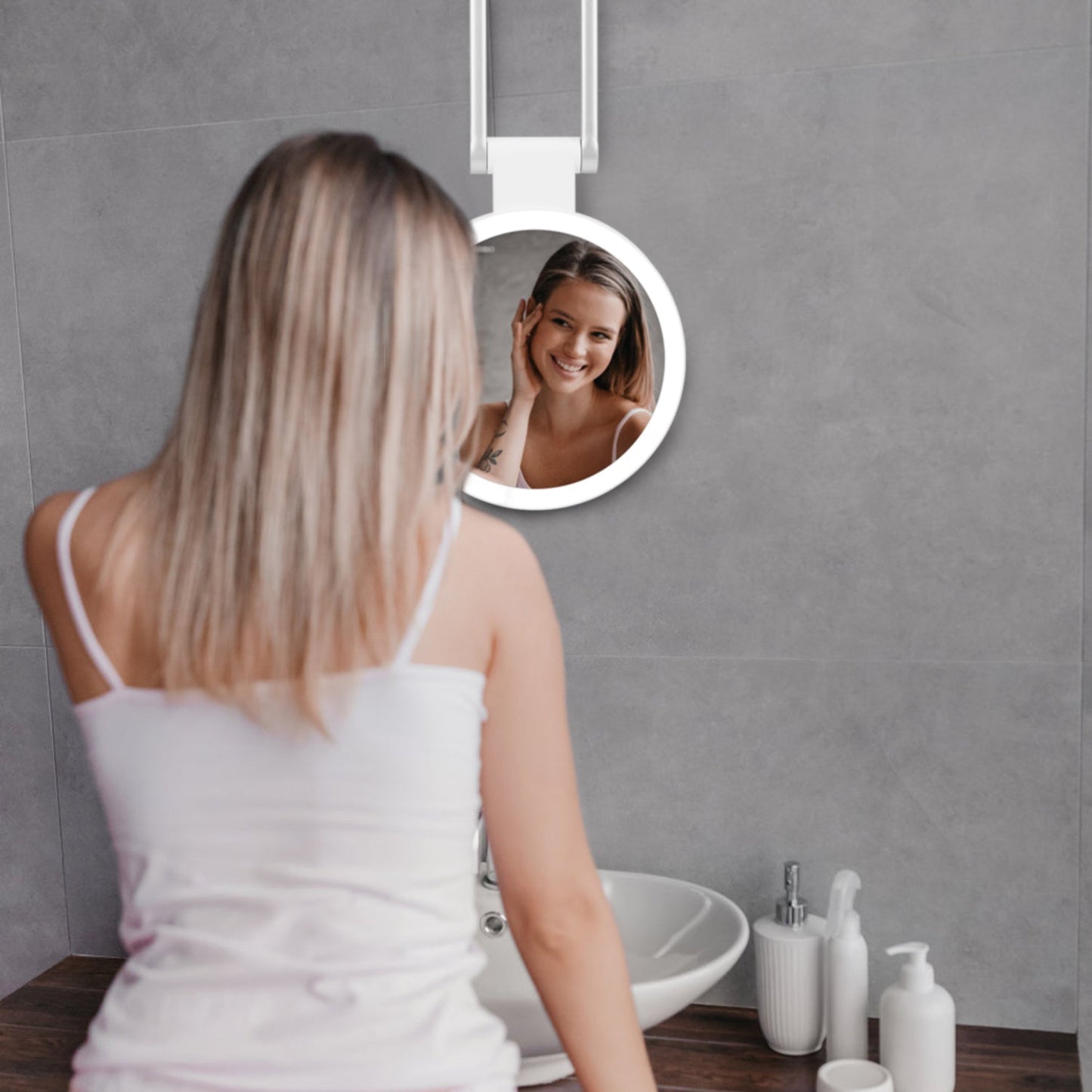 20X/1X Double-Sided Magnifying Makeup Mirror