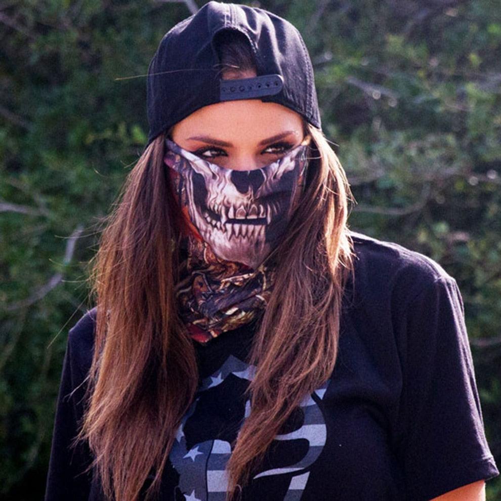 Camouflage Neck Gaiter Hunting Scarves Ice Silk Bandana Tubular Buff Half Mask Tactical Sport Headband Balaclava Balaclava Seamless Magic Head Scarf Breathable Bandana Turban Outdoor Hiking Quick-Dry Sweat Absorbing Scarves Multifunction Beanie Hat