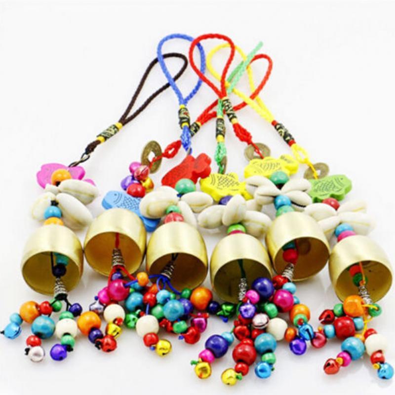 Copper Lucky Wind-chimes Style Alloy Bell Yard Garden Outdoor Living Feng Shui Wind Chimes For A Gift Home Decor For Good Luck Garden Hanging Decoration Gift