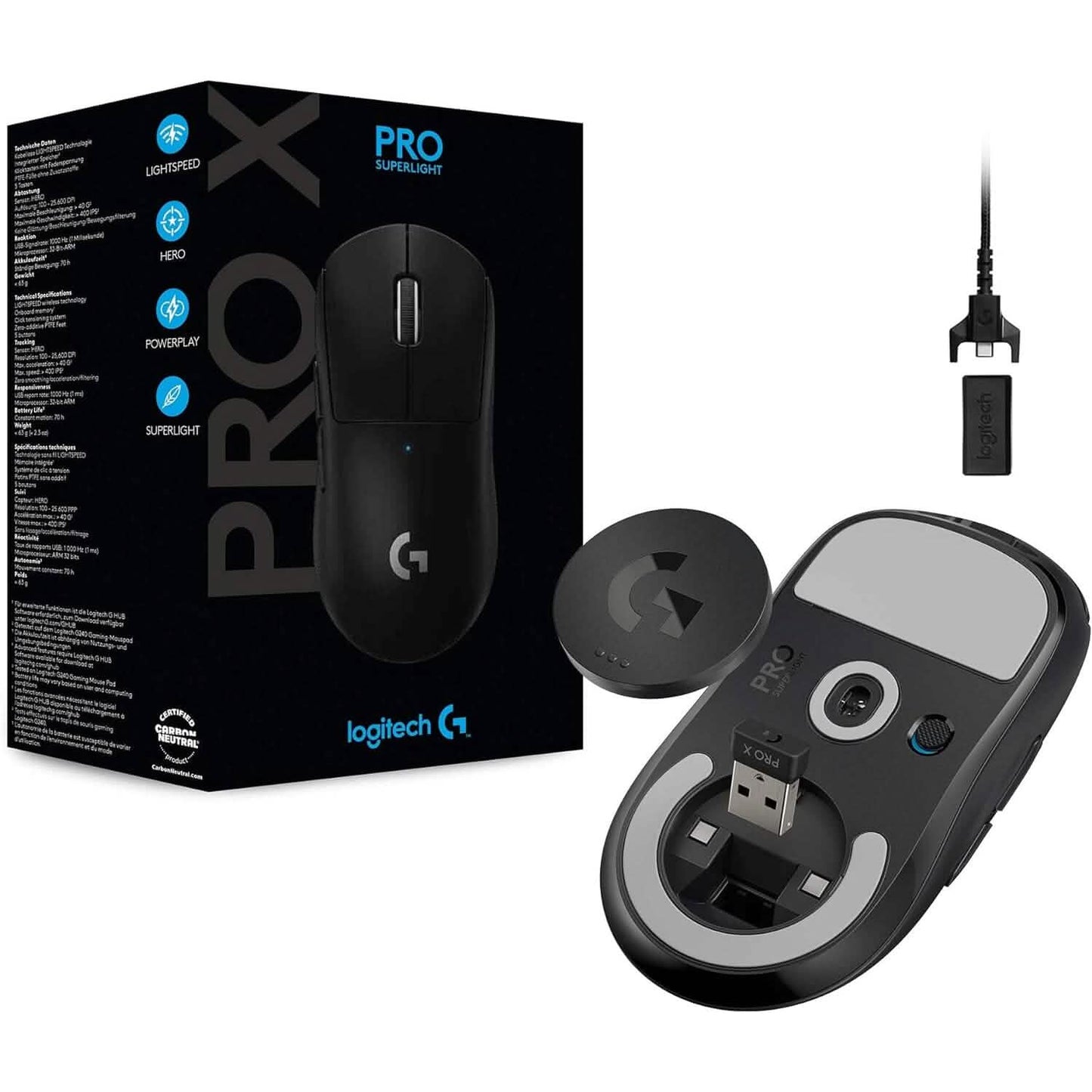 Logitech G PRO X Superlight Wireless Gaming Mouse (Refurbished)