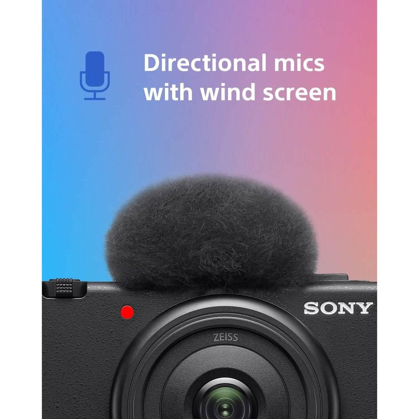 Sony ZV-1F Vlog Camera for Content Creators and Vloggers Black (Refurbished)