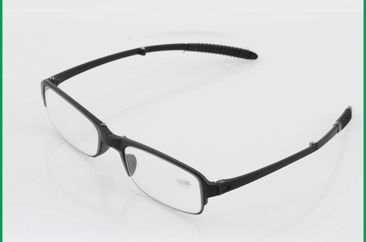 Stylish Plastic Folding Reading Glasses For Women And Men Frame Foldable Compact Folding Reading Glasses Women Men Blue Light Blocking Spring Hinge Readers Computer Slim Pocket Eyeglasses