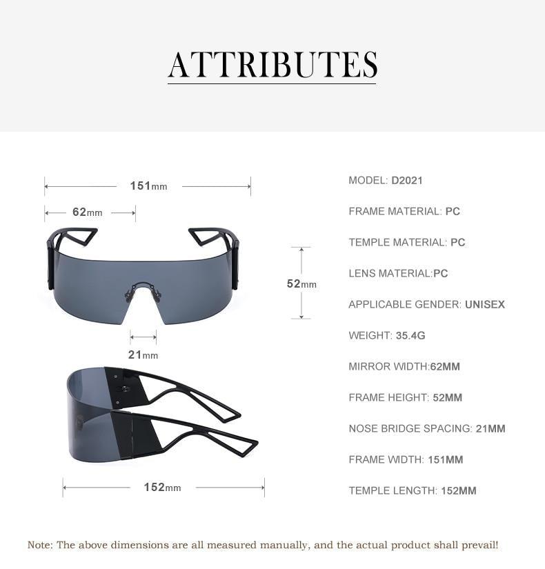The New Sports Polarized Sunglasses UV400 Outdoor Cycling Glasses Sunglasses For Women & Men New Blue Frame Rimless Rectangle Shape Sun Glasses For Unisex Design New Mirrored Wind Proof Sport Eyeglasses For Sunglasses