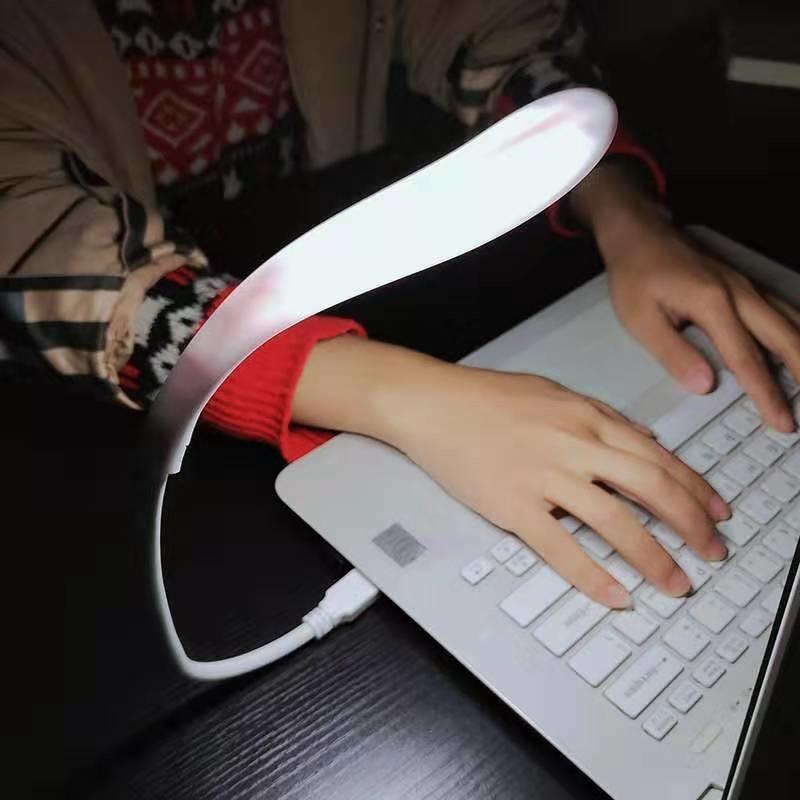 USB LED Read Study Work Desk Plug-in Light Lamp Touch Telescopic Portable Foldable Light Night Light Eye Protection Desk Light Decorative Table Lamp Cute Study Lamps for Bedroom Décor