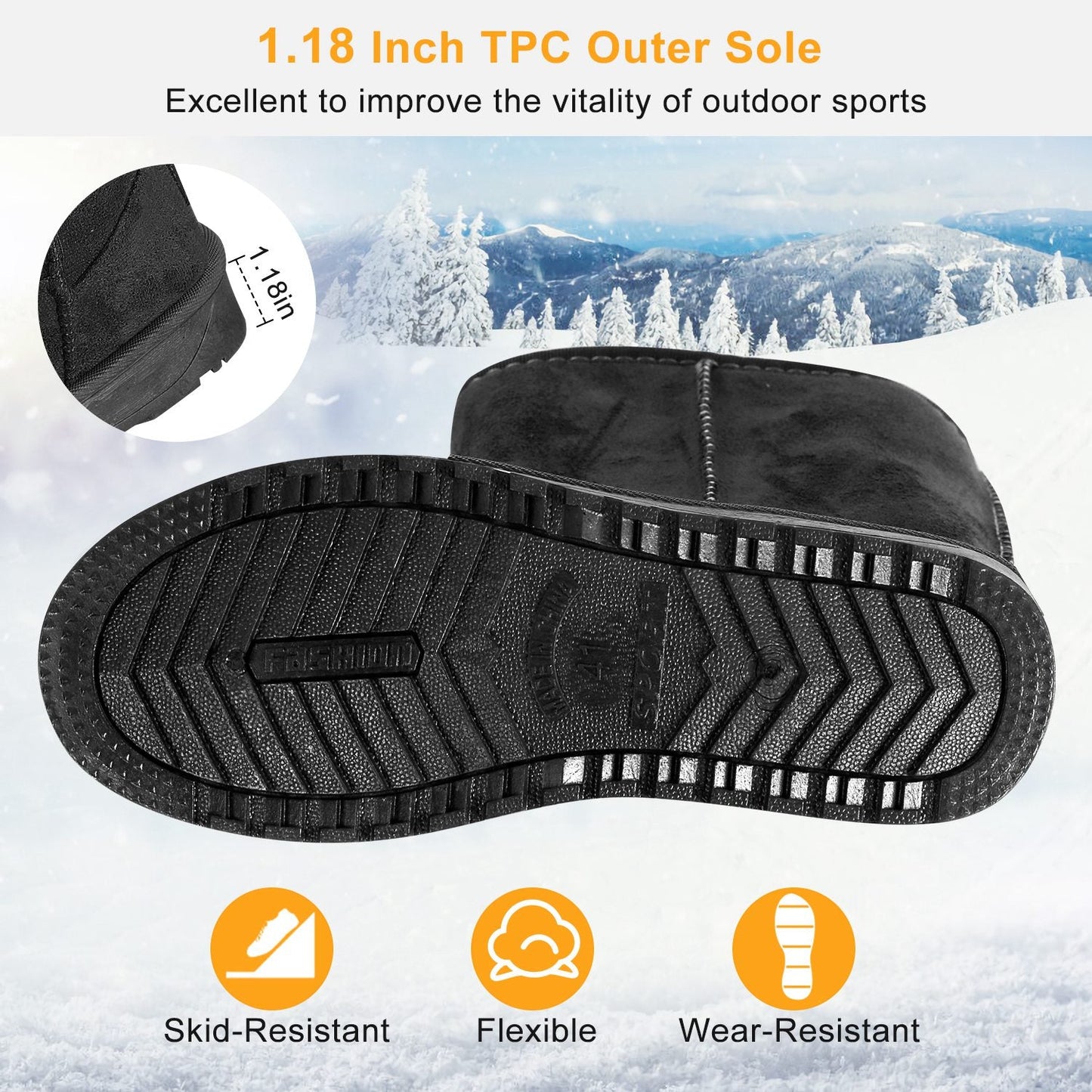 Women Ladies Snow Boots