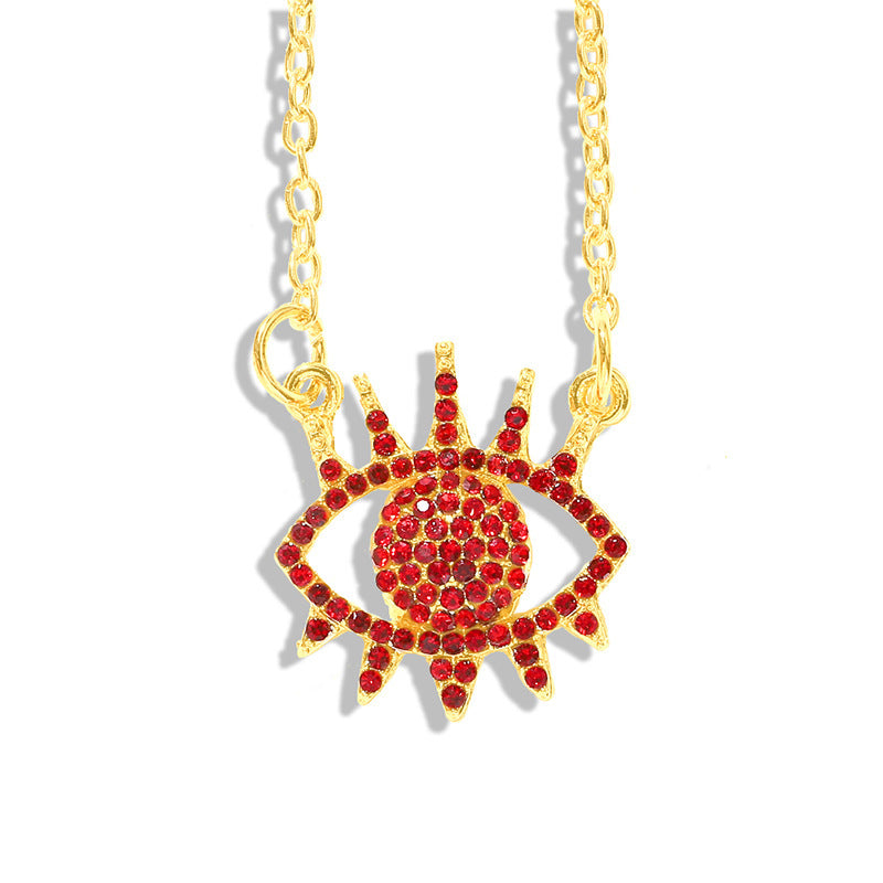 New Stylish charming Protection Jewelry | Mythical Eye Amulet with Pave Crystal Inlay For Women