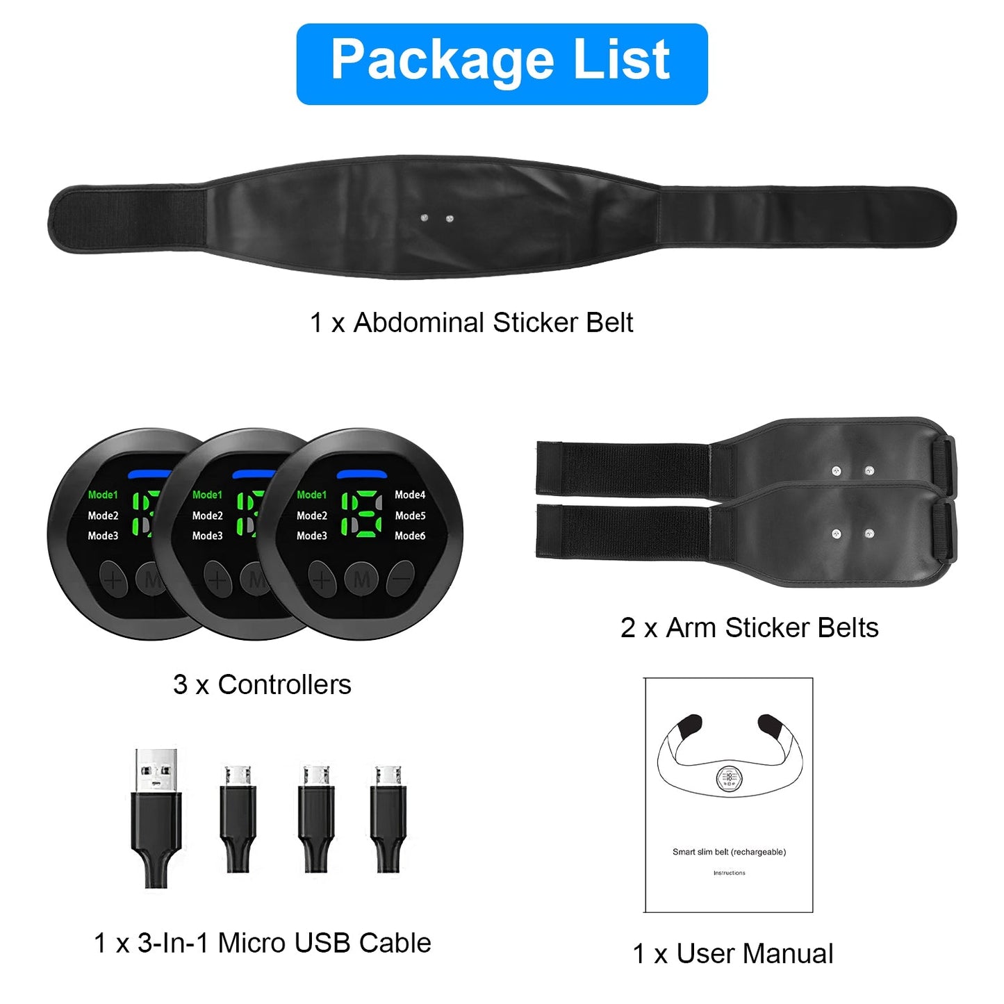Muscle Stimulator Abdominal Toning Belt