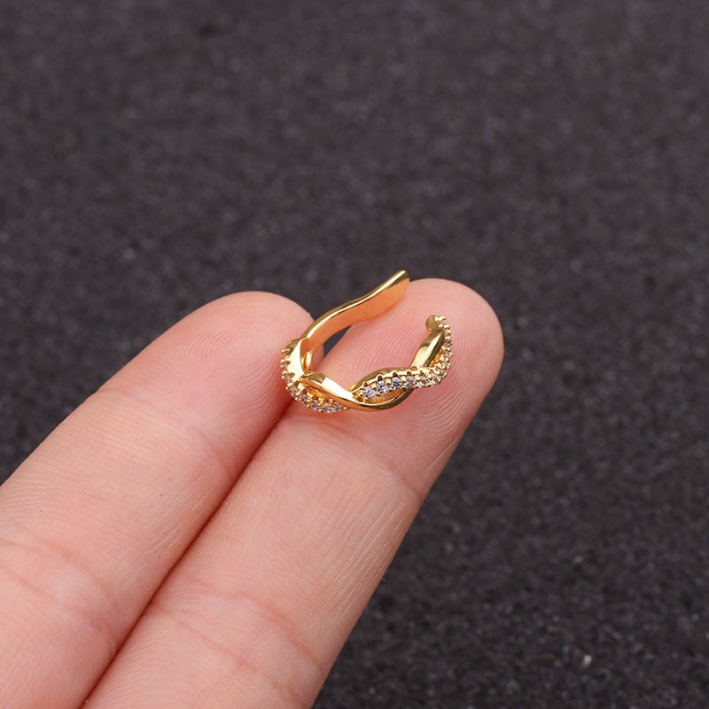 Fashion Women's Micro-Inlaid Anti-Pain Ear Clip