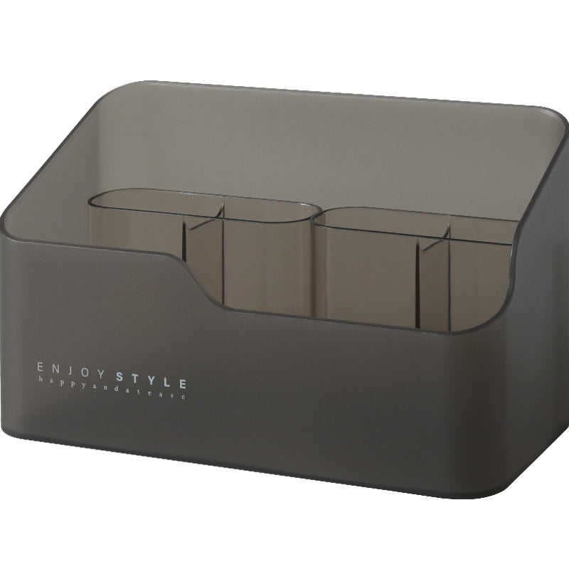 Household Compartment Storage Box Table Mirror Rack
