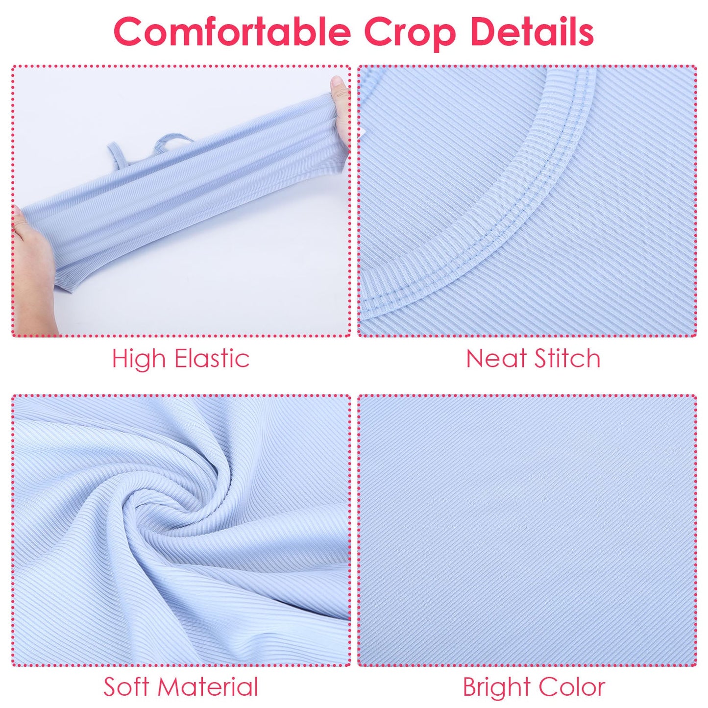 3 Pack Women Crop Top