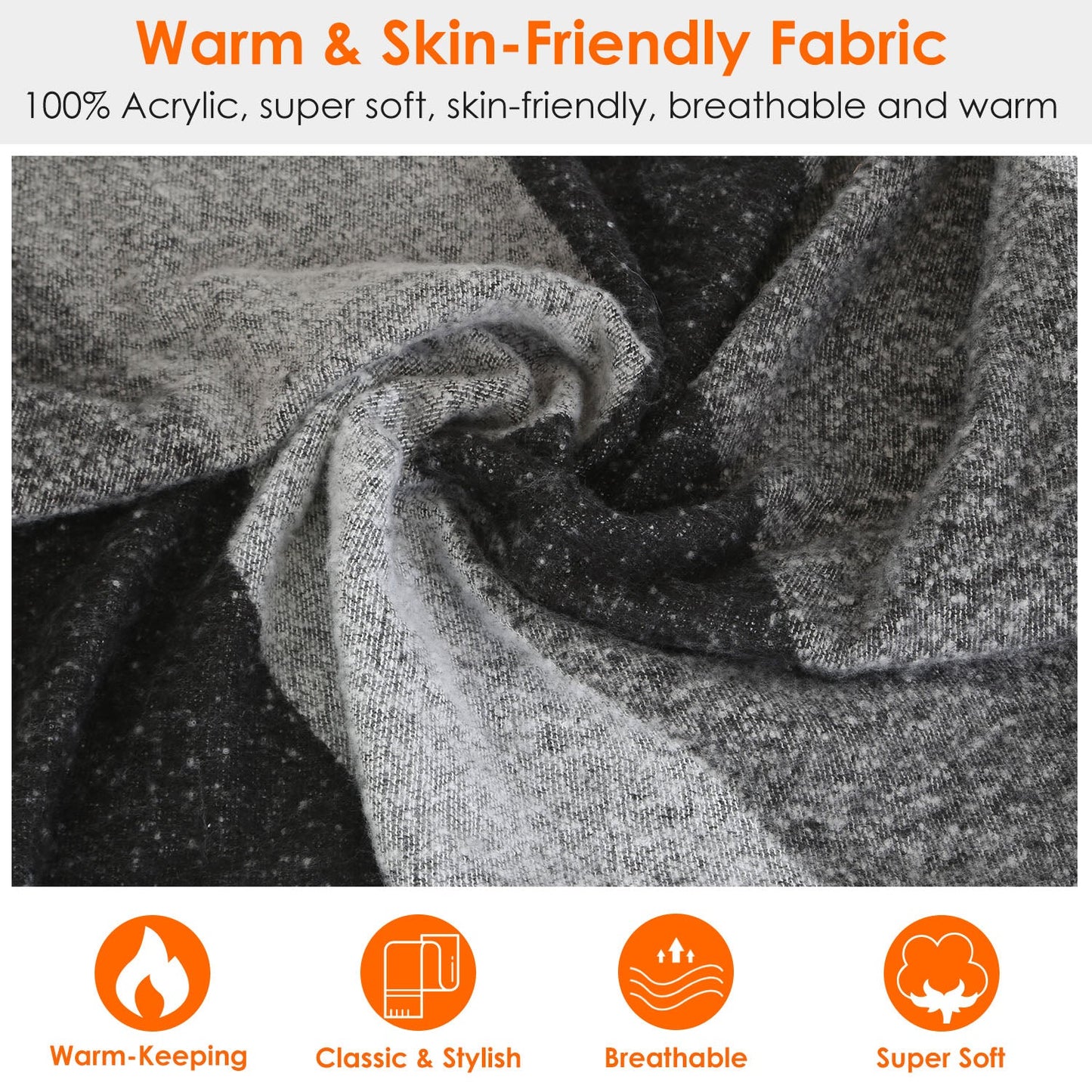 Women Winter Warm Scarf