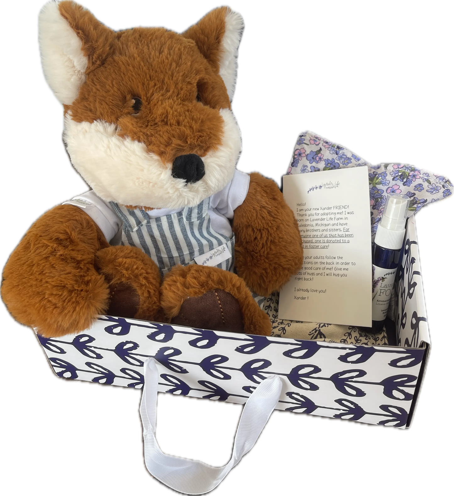 Xander Fox- Copper, Gift Set with Clothing and More!