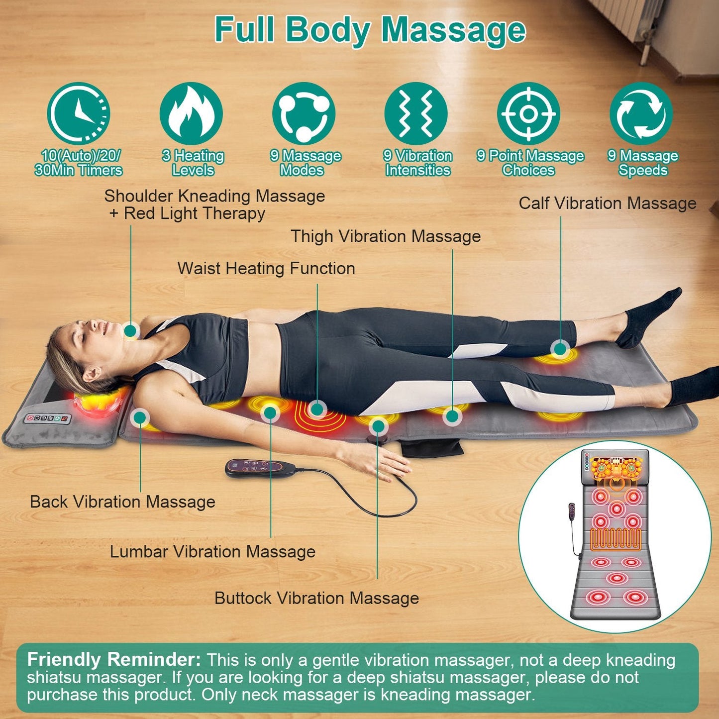Full Body Electric Massage Mat