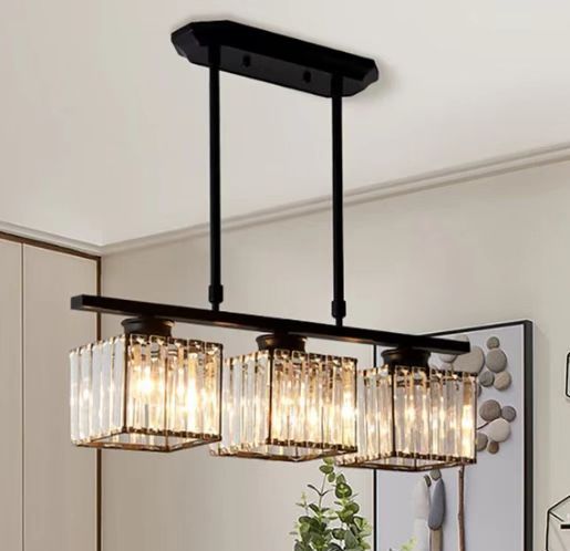 Light Luxury Elegant Crystal Dining Table Chandelier