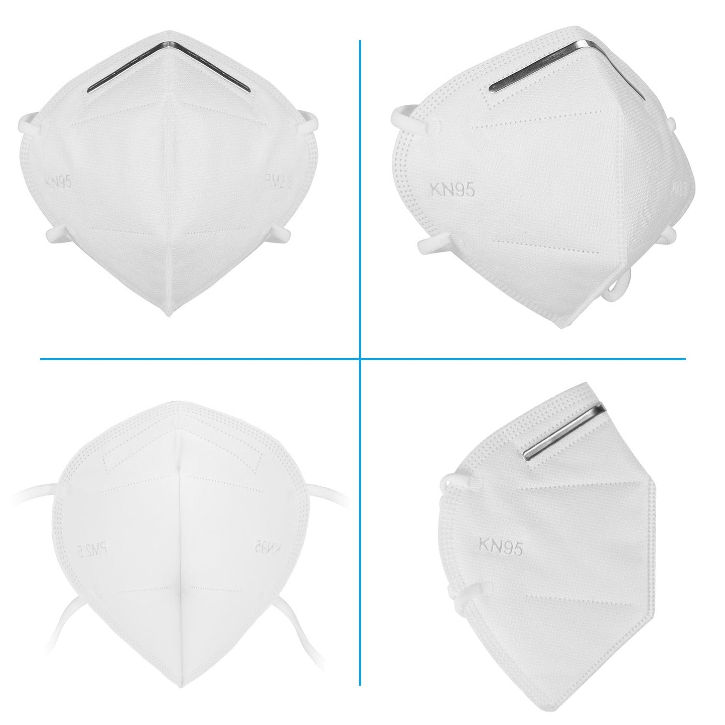 10Pcs Disposable KN95 Protective Face Mask