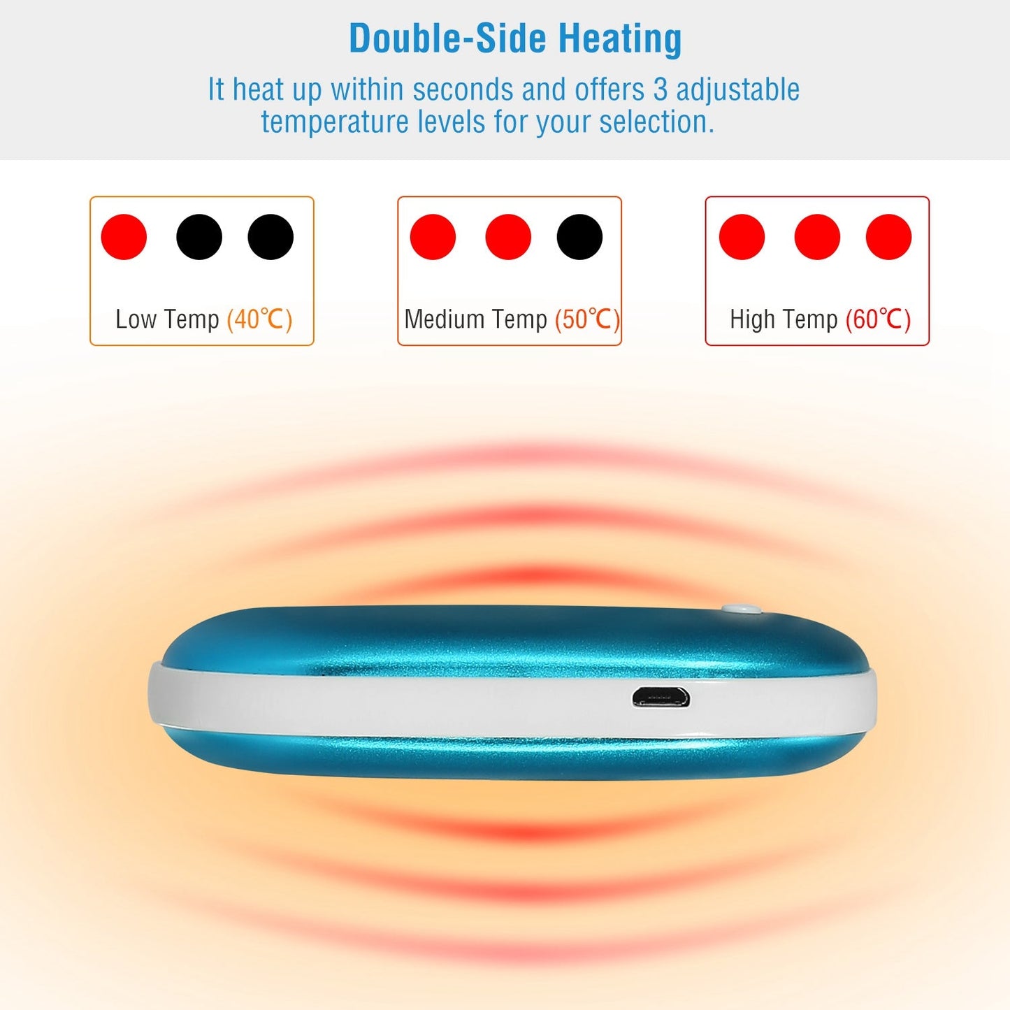 Portable Hand Warmer & 5000mAh Power Bank