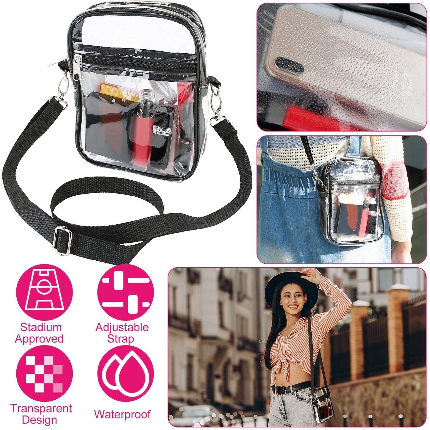 Transparent Crossbody Bag
