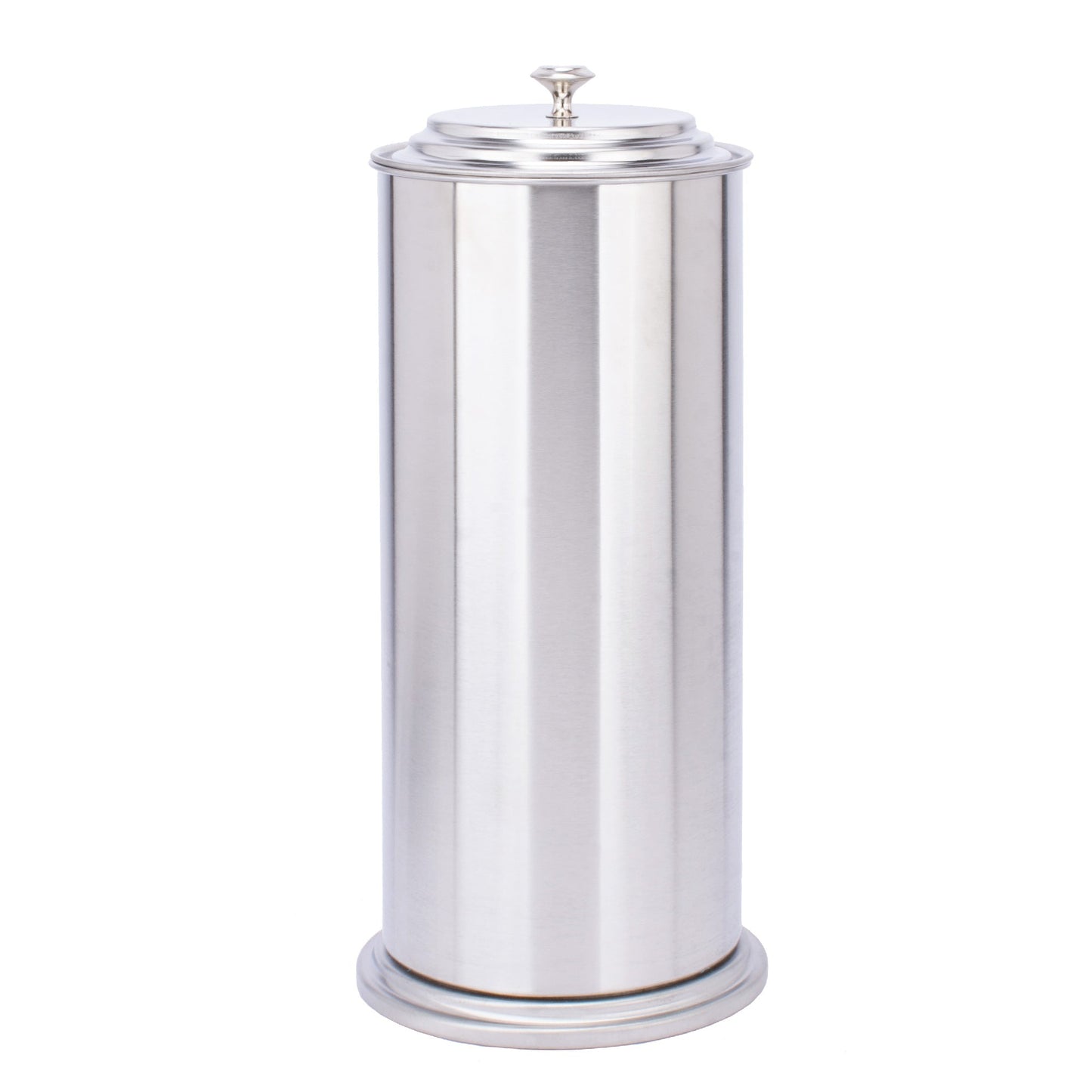 Freestanding Extra Large Toilet Paper Holder  (Stainless Steel Finish)