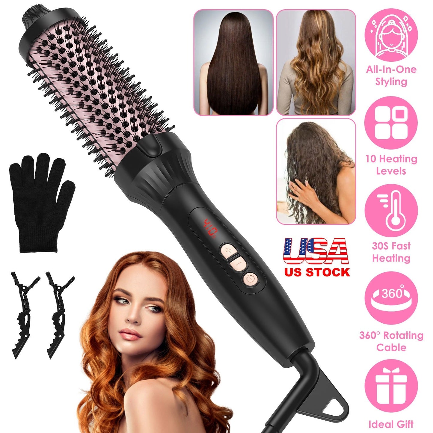 4 In 1 Hot-Air Hair Brush