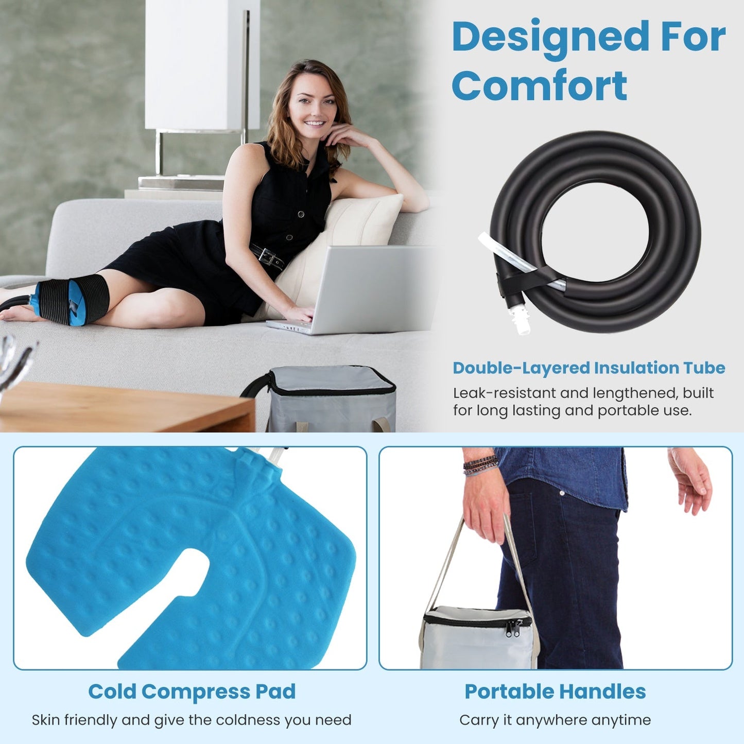 Cold Rush Therapy Machine with 3 Speeds