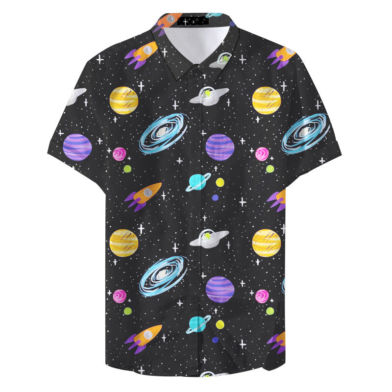 European And American Nightclub Plus Size Breathable Shirt