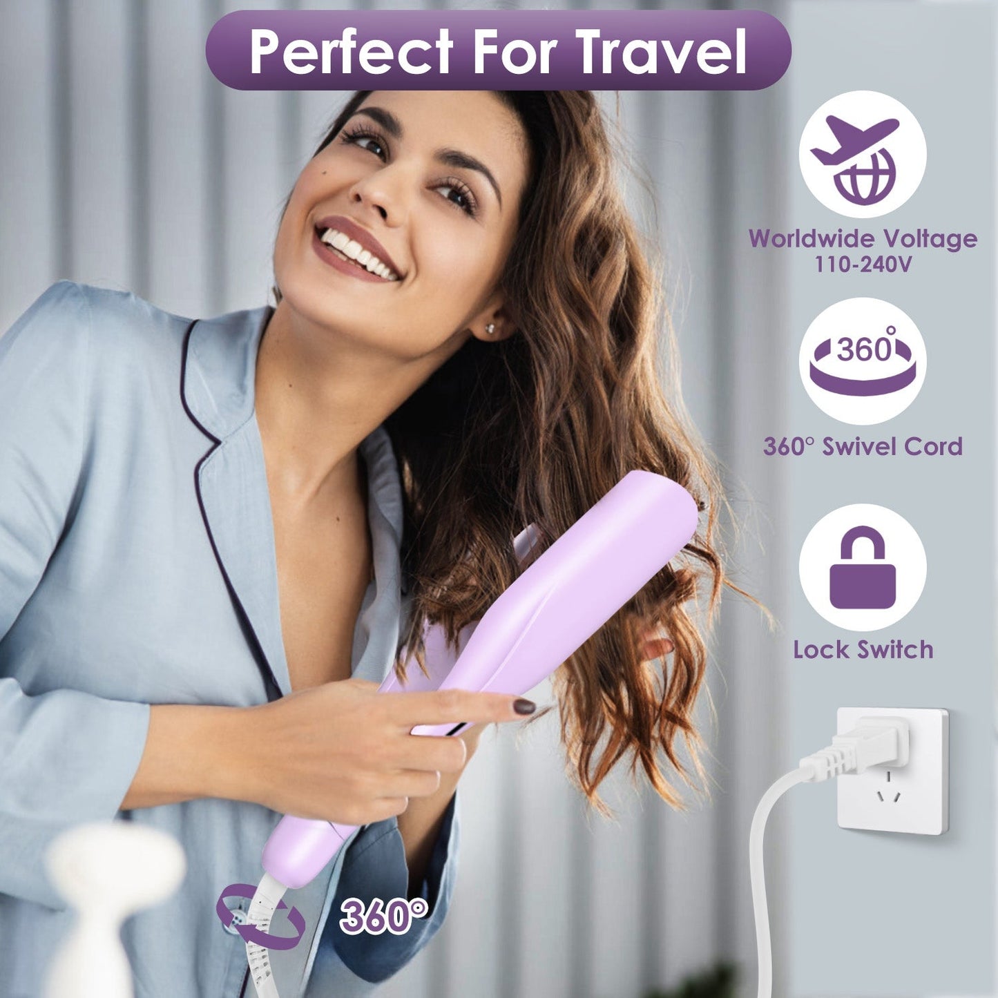 Deep Curling Wand with 5 Temps