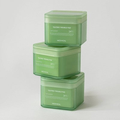 MEDIHEAL Teatree Trouble Toner Pads 100ct - New