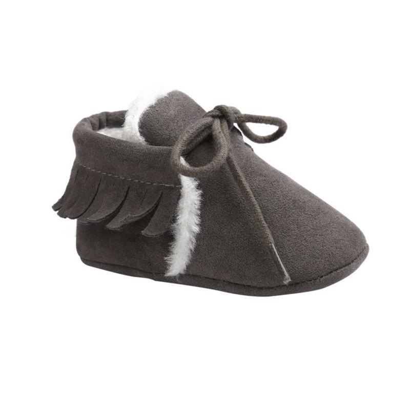 Cute Baby Infants Shoes Dot Knitting Boots Casual Non-slip Soft Soled Walking Shoes