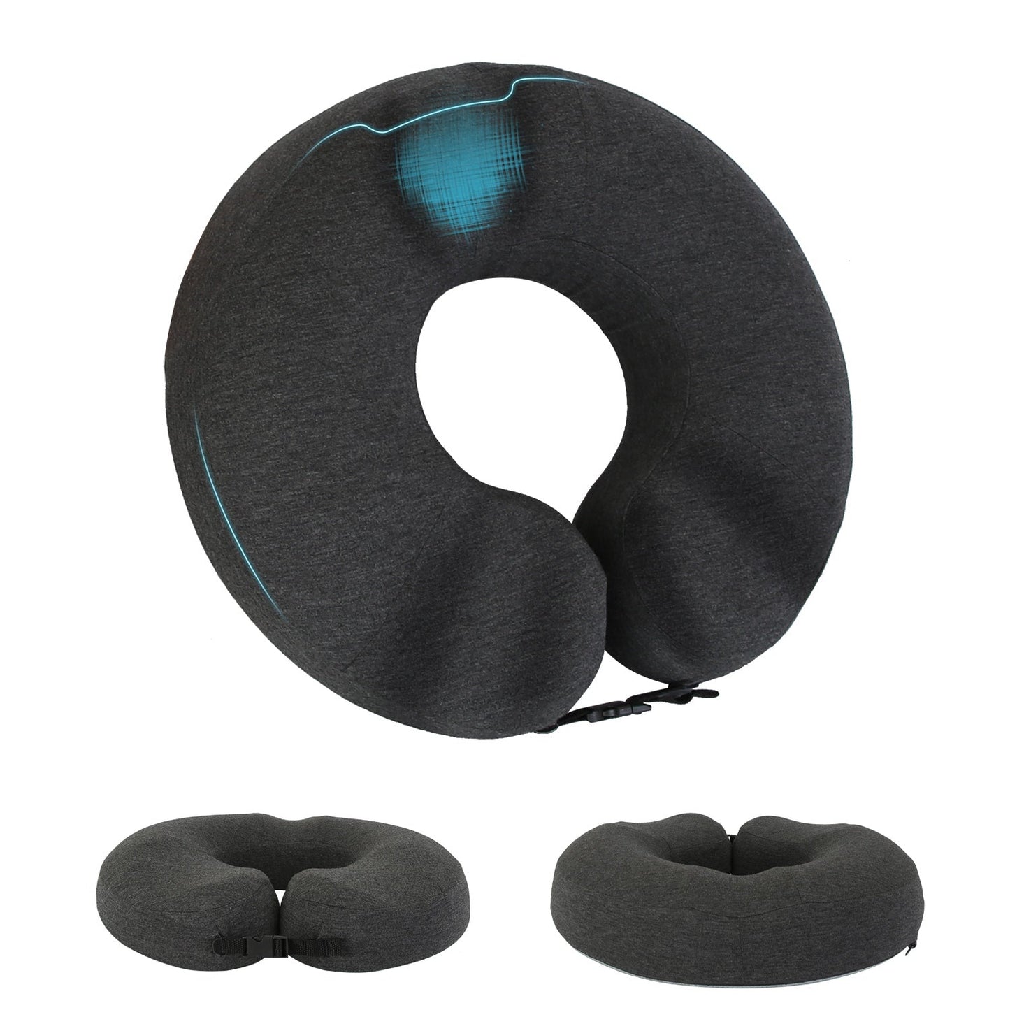 Donut Pillow Seat Cushion Memory Foam Donut Chair Cushions Ergonomic Seat Cushion Pad for Coccyx Prostate Sciatica Pelvic Floor Pressure Sores Office