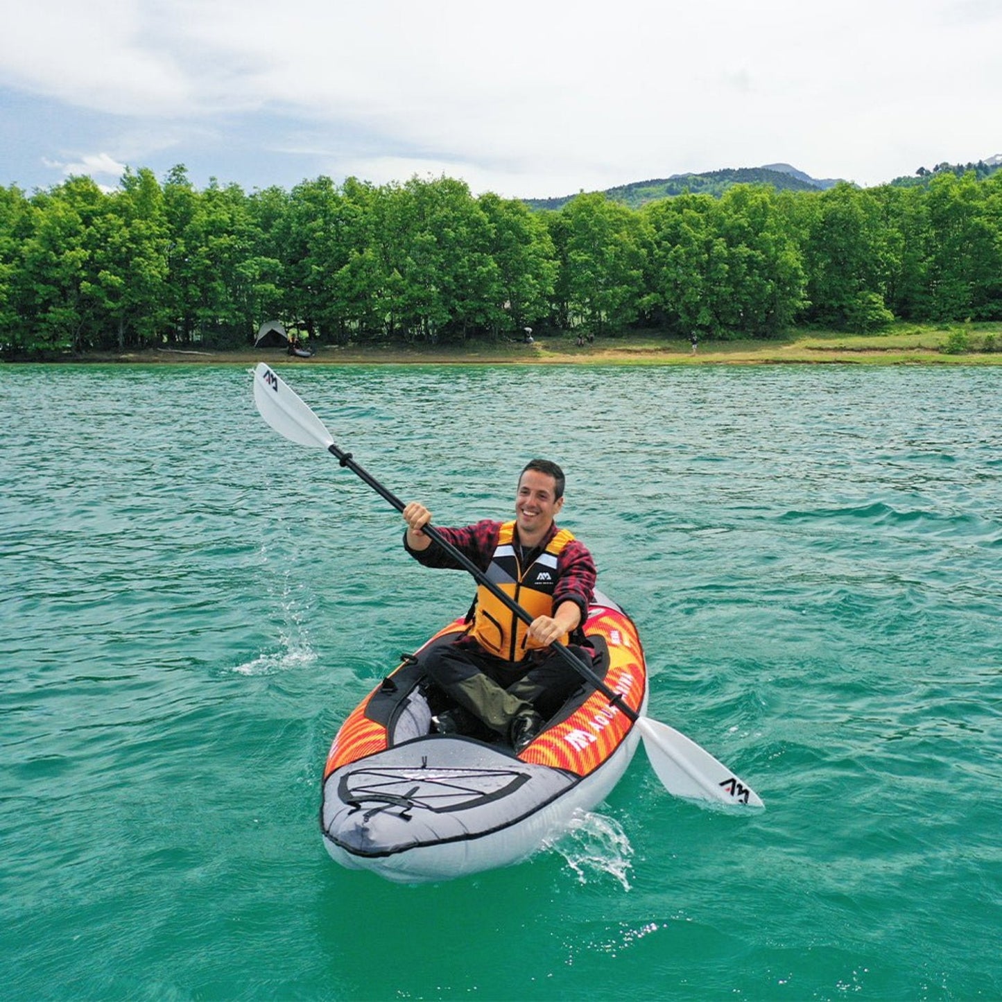 Aqua Marina Memba 330 10FT 1-Person Ultra Stiff Touring Kayak With Double Wall Fabric Floor [ME-330] (SAK56789)