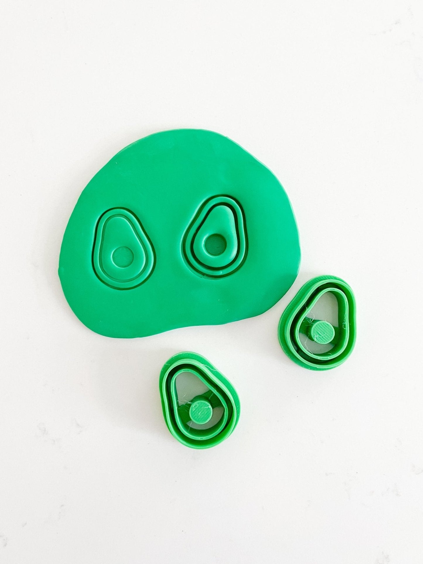 Avocado Polymer Clay Cutter - Studs