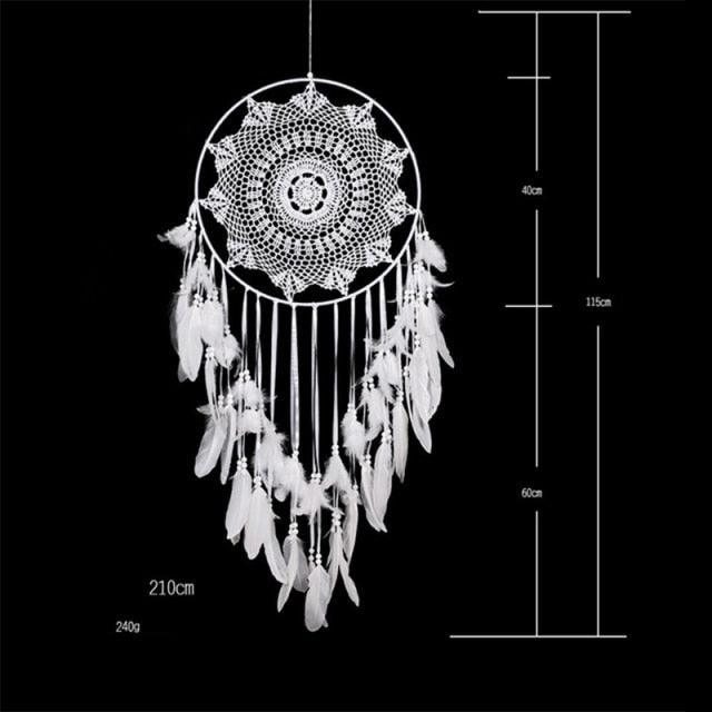 Big Dream Catcher Hanging/Light Decoration Dream Catcher Moon Dream Catcher Room Home Decor Dream Catcher Gifts For Mom Friends Women Girls Wall Decor Bedroom Decoration