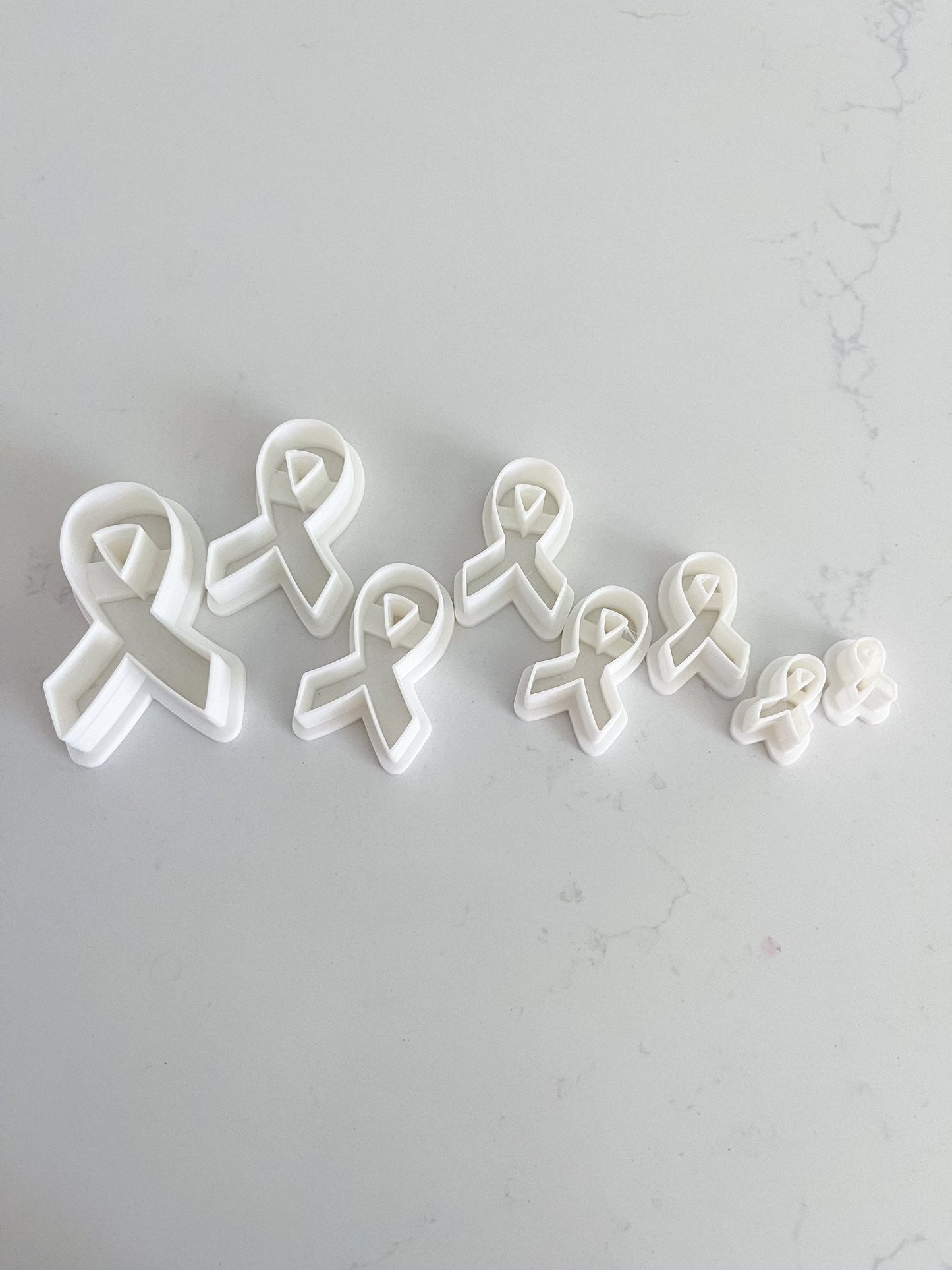 Cancer Awareness Ribbon Clay Cutter Set
