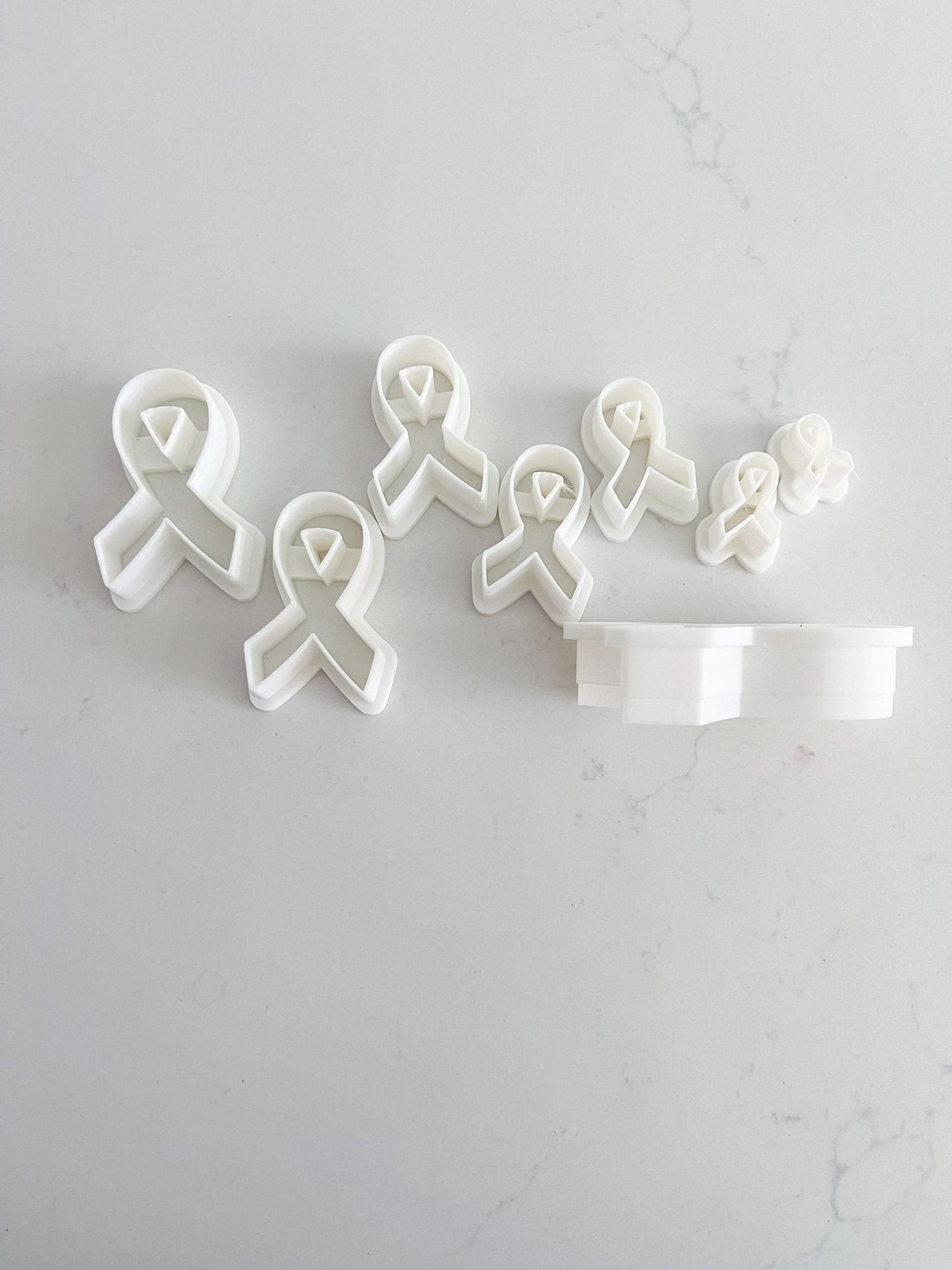 Cancer Awareness Ribbon Clay Cutter Set