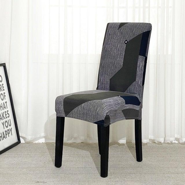 Chair Covers For Dining Room Stretch Spandex Removable Washable Anti-dust Seat Slipcover Multicolor  Chair covers  Chair Covers For Dining Room With Printed Patterns Easy Slip-on Stretchy Dining Room Chair Covers