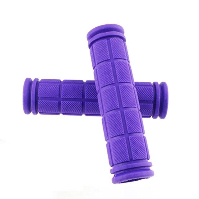Colorful Cycling Handlebar Cover Bicycle Scooter Handle Bar Rubber Soft Durable Non-Slip End Grip Mountain Road Bicycle Handlebar Grips Specialized Replacement Bike Grips For Beach Scooter Mountain Bicycle