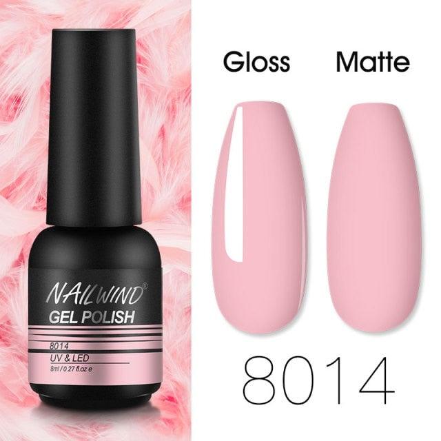 Colorful Glossy Gel Nail Polish 8ml Modern Permanent UV LED Nails Gel Luxury Fashion For Women and Girls Shine Design