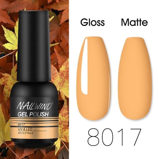 Colorful Glossy Gel Nail Polish 8ml Modern Permanent UV LED Nails Gel Luxury Fashion For Women and Girls Shine Design