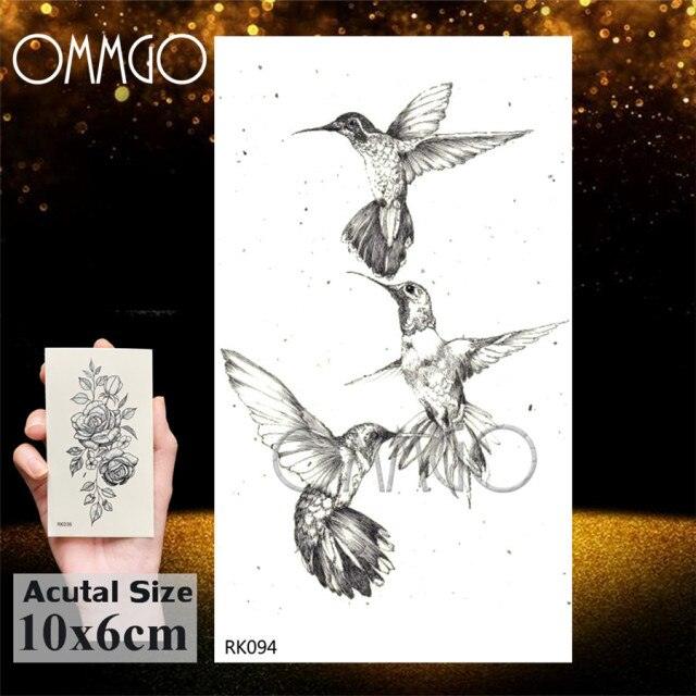 Colorful Tribal Tattoo Feather Temporary Tattoos Custom Waterproof Modern Tatoos Luxury Design