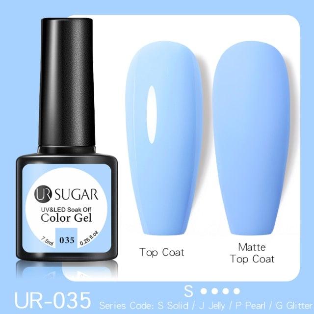 Dark Blue Matte Colorful UV Nail Gel Polish Semi Permanent Popular High Quality Fashion Design