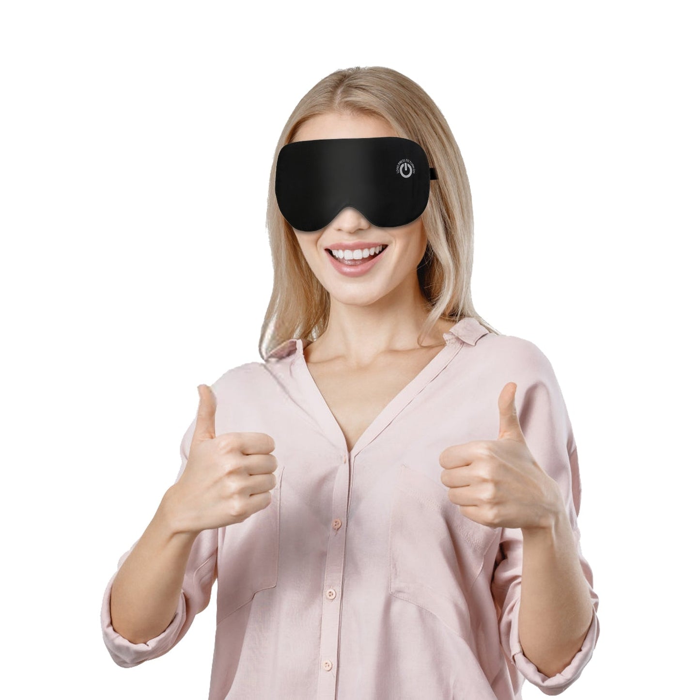Cordless Heated Eye Mask Silk Sleep Eye