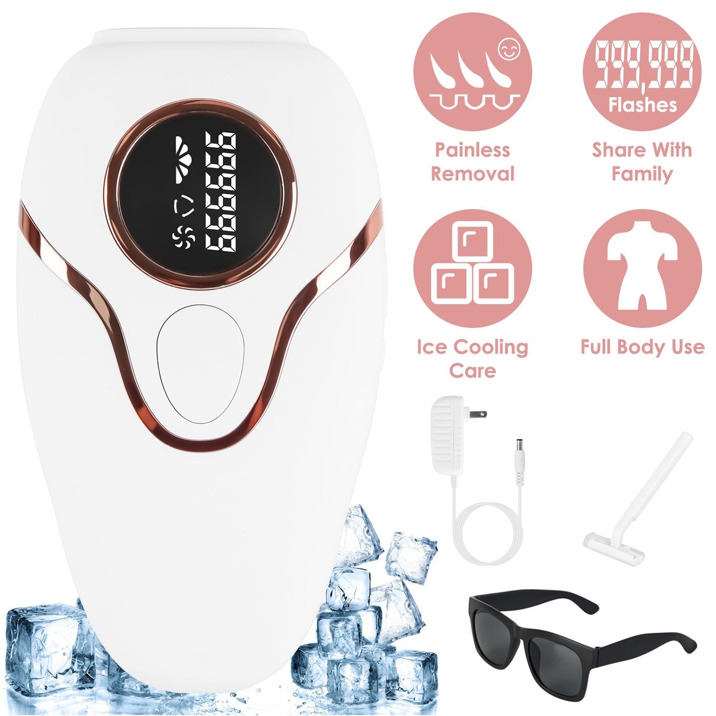 Laser Hair Removal For Woman Man Painless
